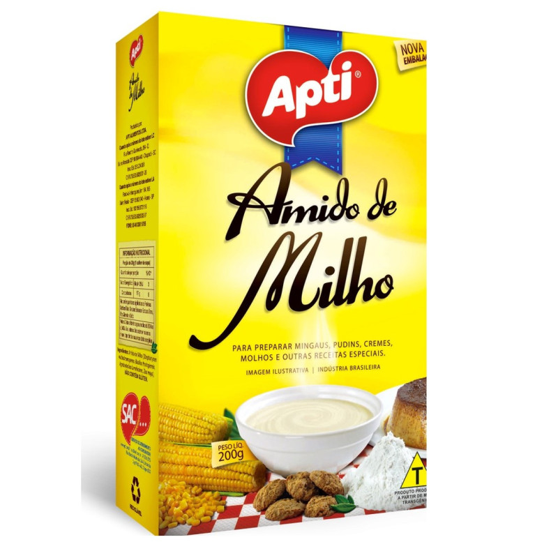 AMIDO DE MILHO APTI 200GR - CX COM 24 UN