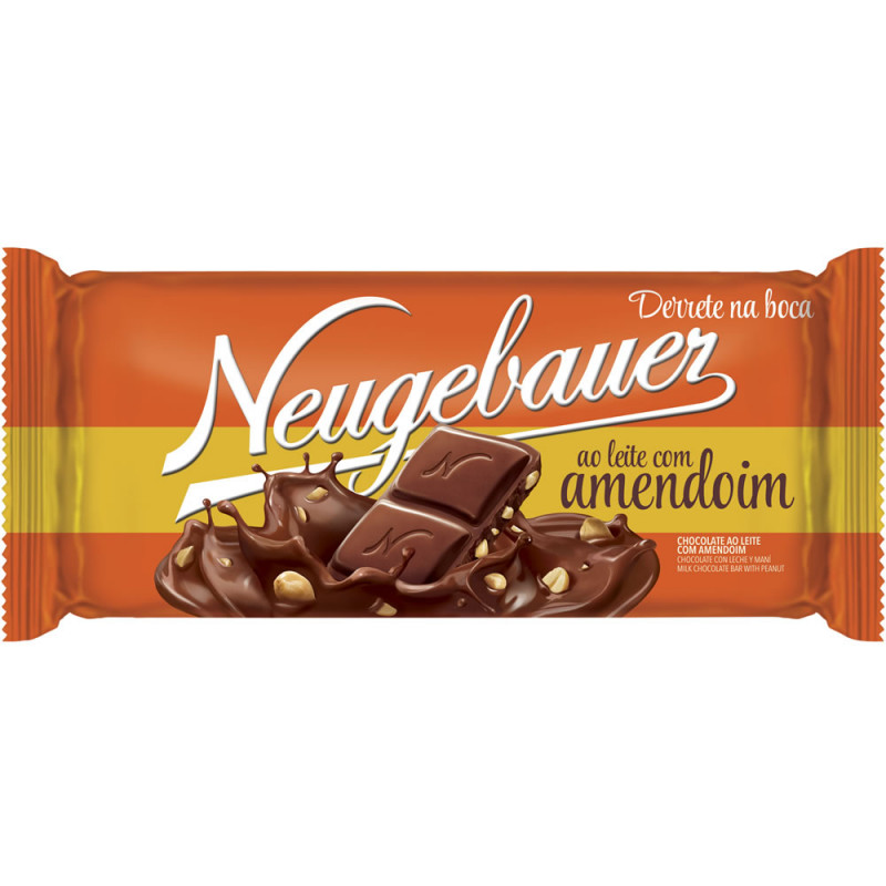 CHOCOLATE NEUGEBAUER 80GR AMENDOIM - DP COM 16 UN