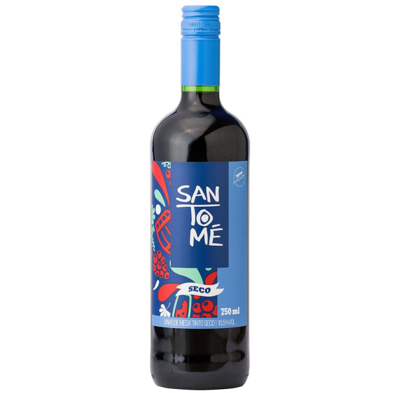 VINHO SANTOMÉ 750ML TINTO SECO - CX COM 12 UN
