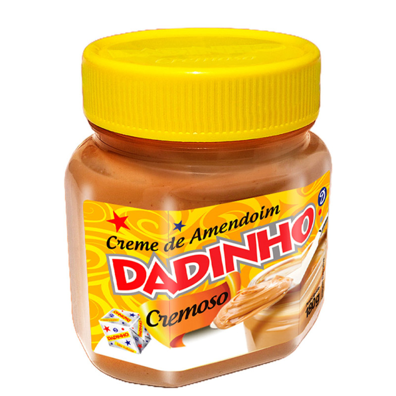 CREME DE AMENDOIM DADINHO CREMOSO 180GR POTE - UNIDADE 