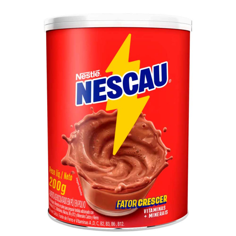 ACHOCOLATADO EM PÓ NESCAU 200GR - CX COM 24 UN