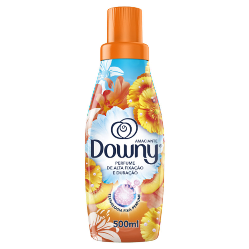 AMACIANTE DOWNY 500ML CONCENTRADO VERÃO TROPICAL - CX COM 12 UN
