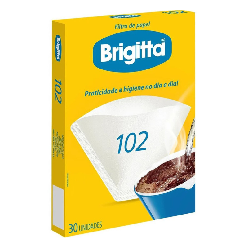 FILTRO DE PAPEL BRIGITTA COM 30 "102" - PC COM 12 UN