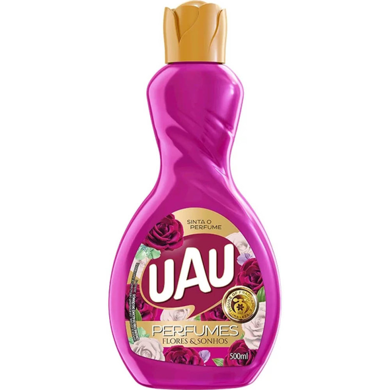 LIMPADOR PERFUMADO UAU 500ML FLORES E SONHOS - CX COM 24 UN