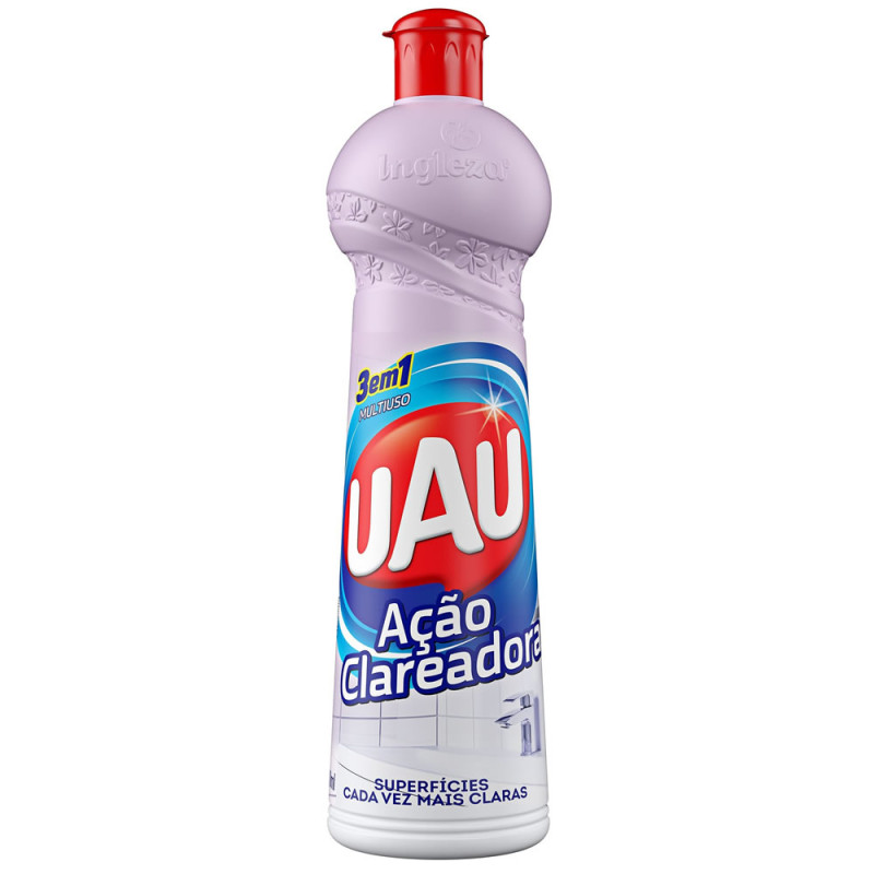 MULTIUSO UAU 500ML - AÇÃO CLAREADORA CX COM 24 UN