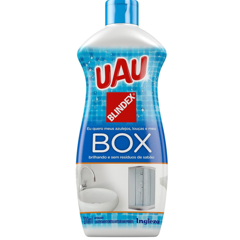 LIMPA BOX UAU 200ML BLINDEX - CX COM 12 UN