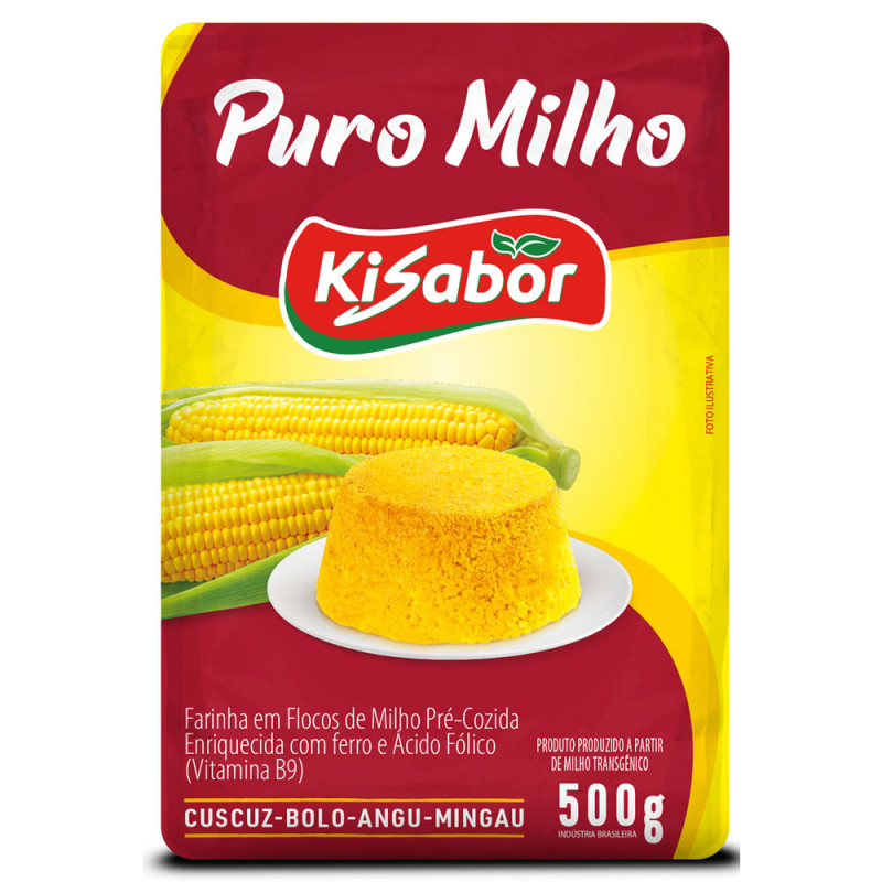 PURO MILHO KISABOR 500GR - FD COM 30 UN