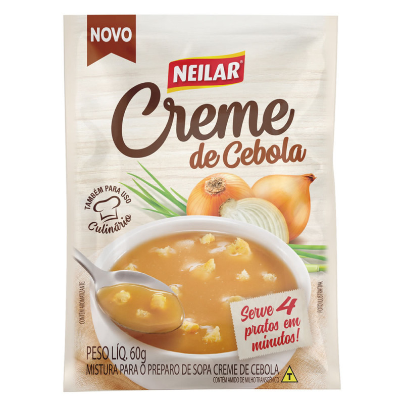 CREME DE CEBOLA NEILAR 60GR - CX COM 18 UN