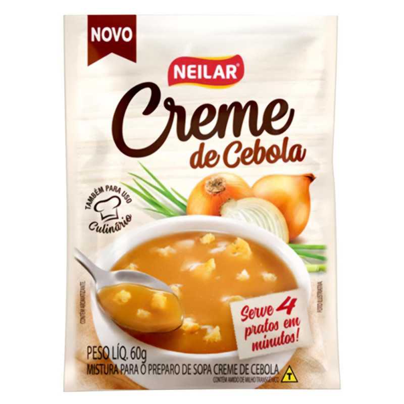 CREME DE CEBOLA NEILAR 60GR - CX COM 18 UN