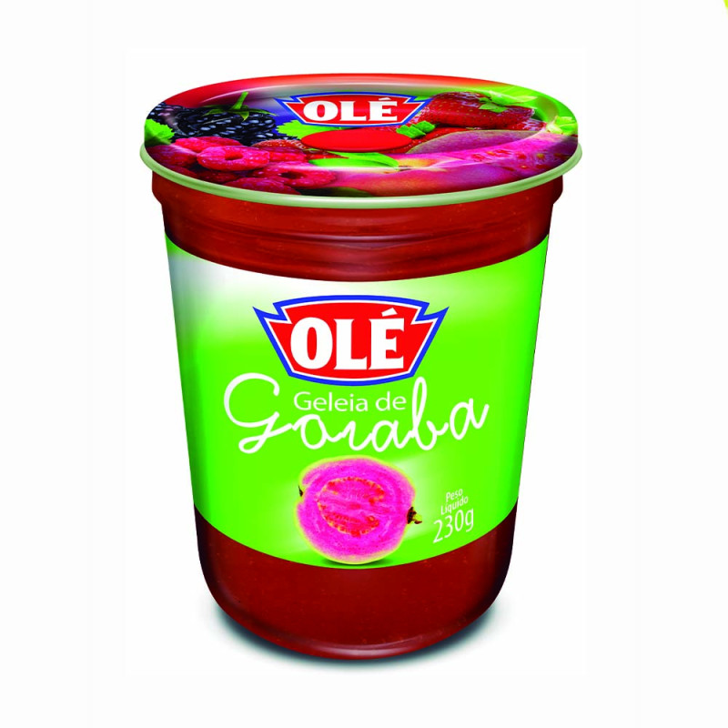 GELEIA DE COPO OLÉ 230GR GOIABA - CX COM 12 UN
