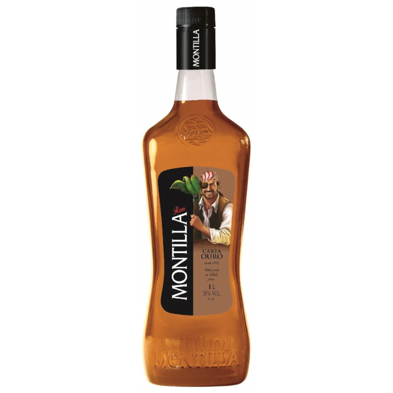  RUM MONTILA 1 LITRO CARTA OURO - UNIDADE