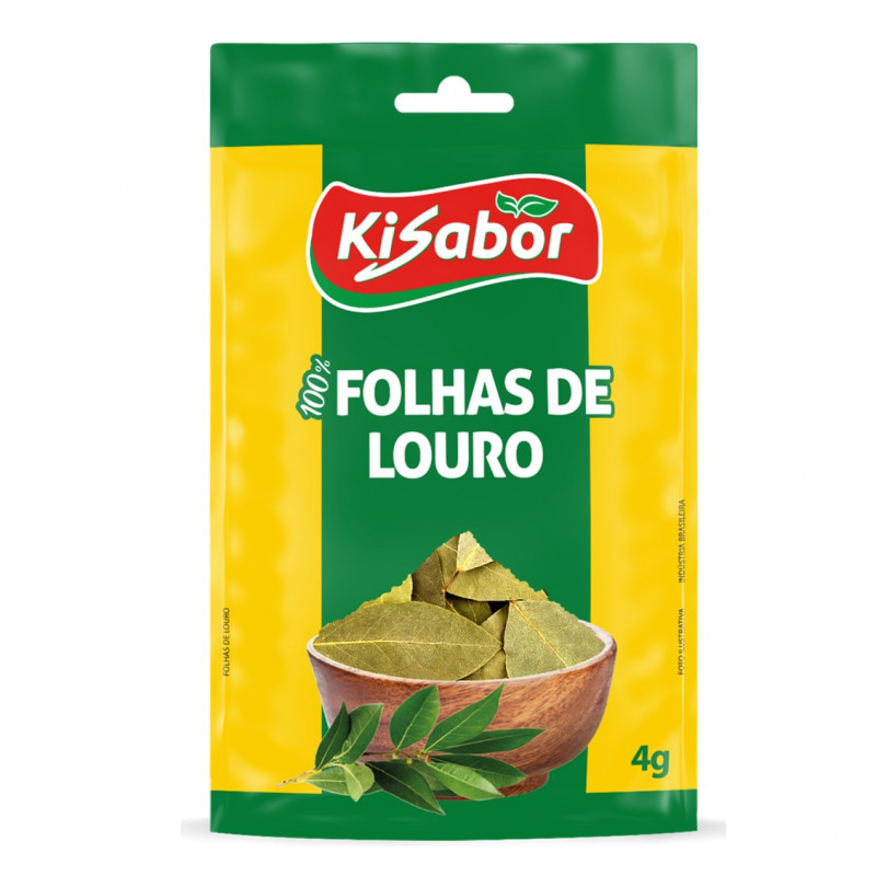 FOLHA DE LOURO KISABOR 4GR - CX COM 12 UN