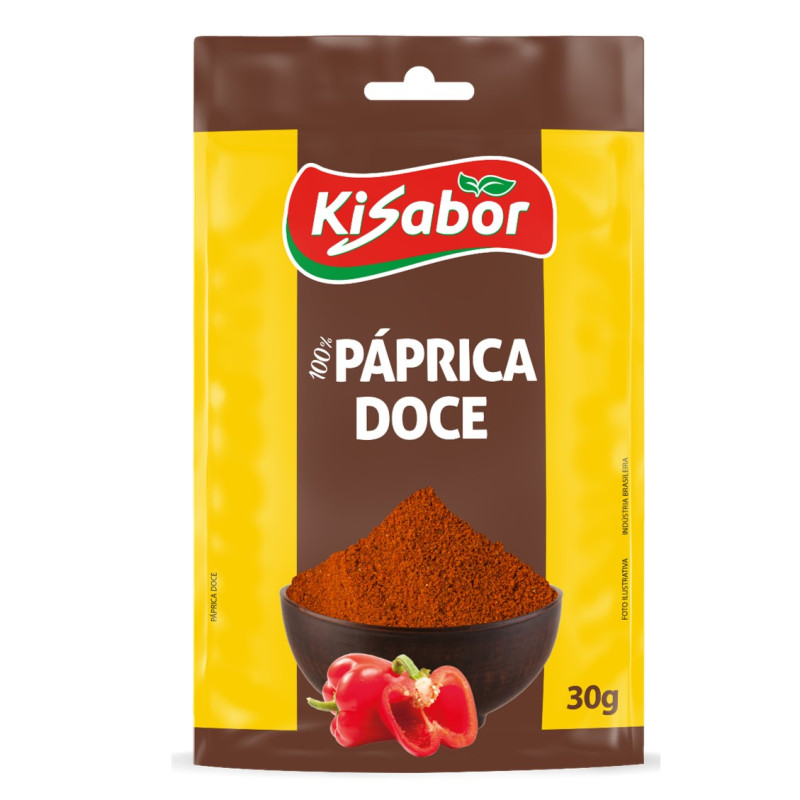 PÁPRICA KISABOR DOCE 30GR - CX COM 12 UN