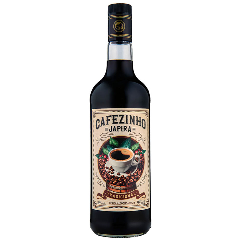 CACHAÇA JAPIRA 935ML CAFEZINHO - CX COM 6 UN