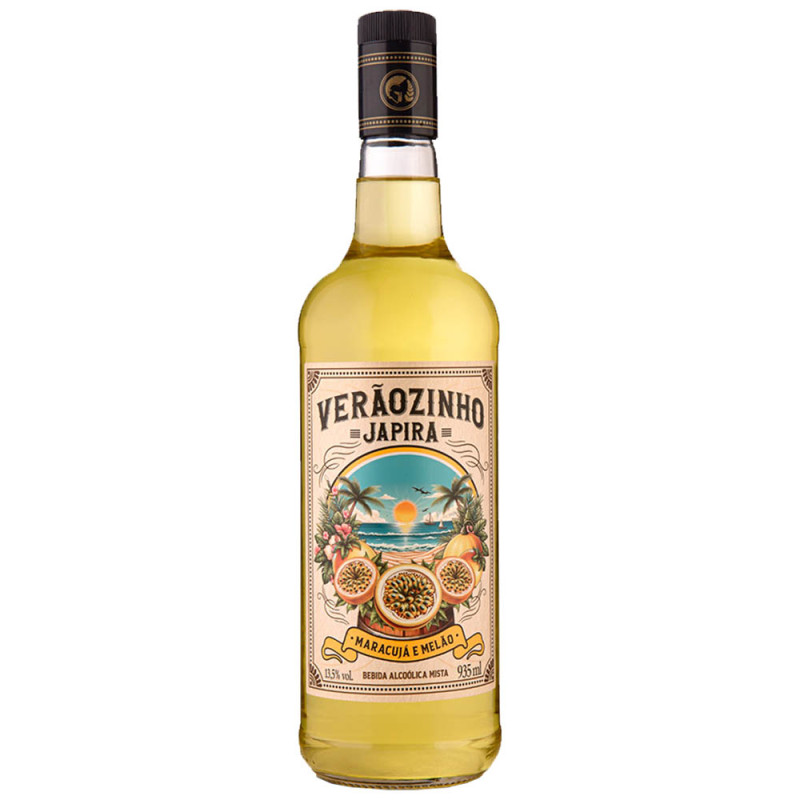 CACHAÇA JAPIRA 935ML VERÃOZINHO - CX COM 6 UN