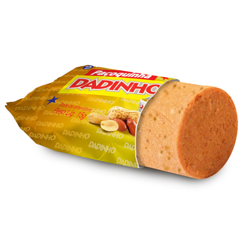 PAÇOCA DADINHO ROLHA 750GR - PT COM 50 UN