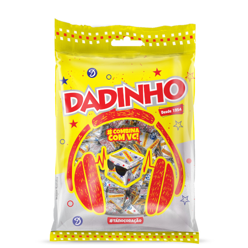 BALA DADINHO SACHÊ 90GR TRADICIONAL - PC COM 10 UN