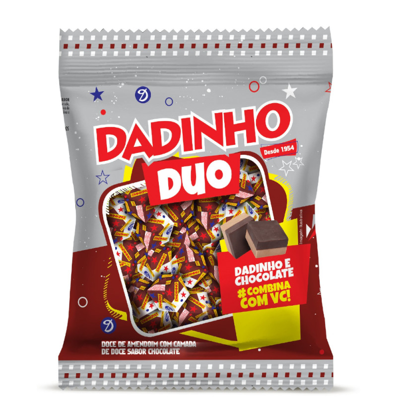 BALA DADINHO SACHÊ 90GR DUO - PC COM 10 UN