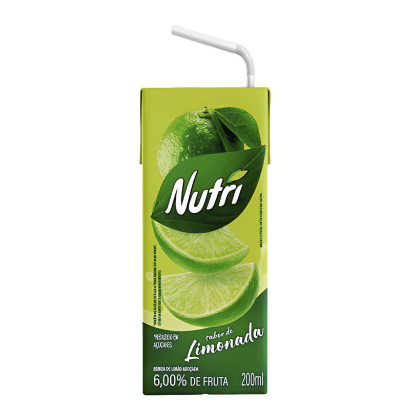 SUCO NUTRI 200ML LIMONADA - CX COM 27 UN