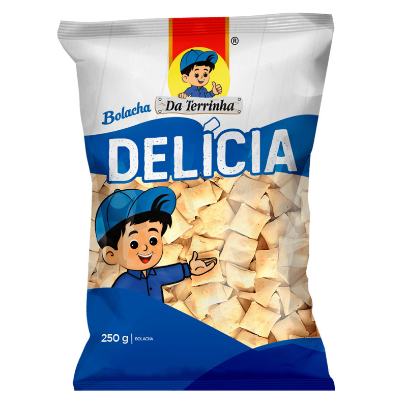 BISCOITO DA TERRINHA DELÍCIA 250GR - CX COM 20 PC