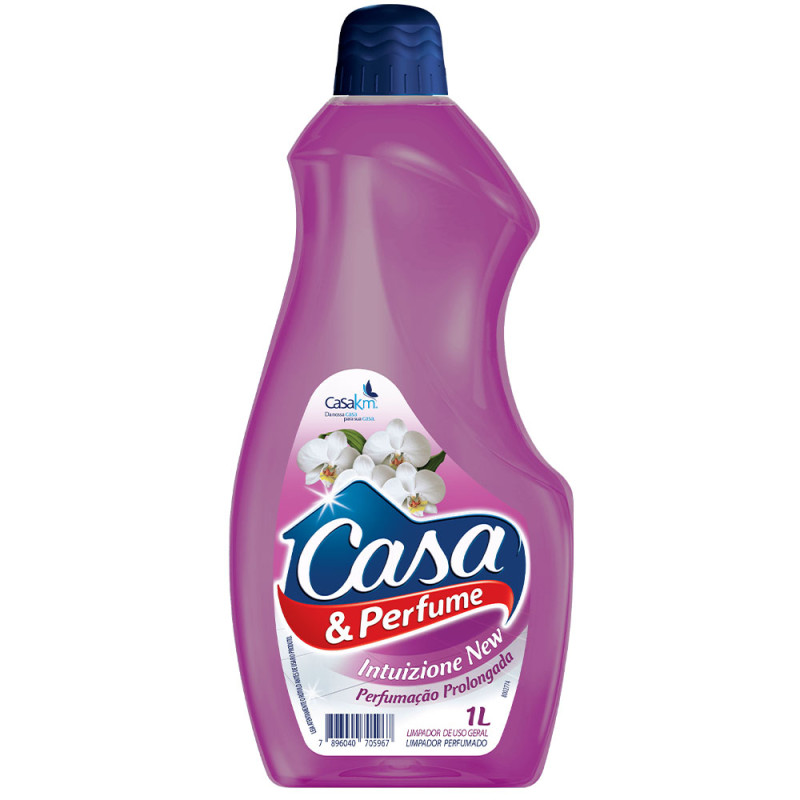 LIMPADOR PERFUMADO CASA & PERFUME 1 LITRO INTUZIONE - CX COM 12 UN