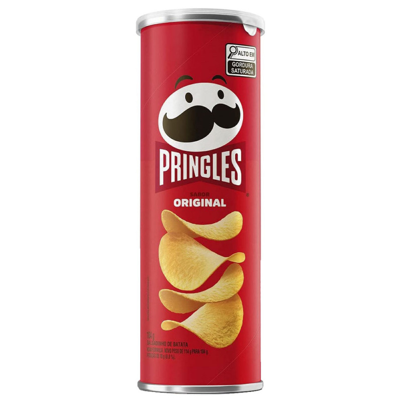 BATATA CHIPS PRINGLES 104GR ORIGINAL - UNIDADE