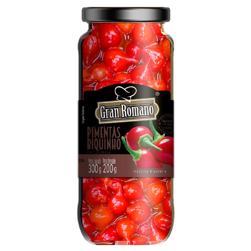 PIMENTA GRAN ROMANO COPO 200GR BIQUINHO - CX COM 12 UN
