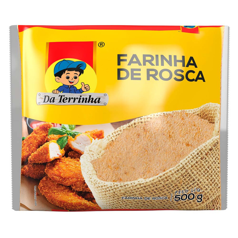 FARINHA DE ROSCA DA TERRINHA 500GR TRADICIONAL - FD COM 12 UN