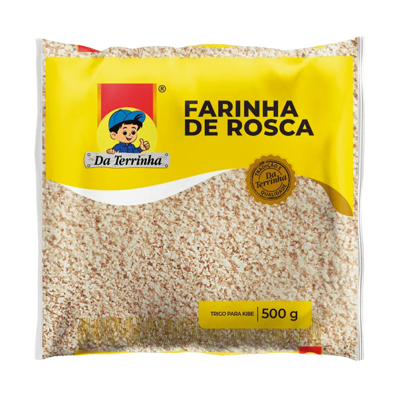 FARINHA DE ROSCA DA TERRINHA 500GR TRADICIONAL - FD COM 12 UN