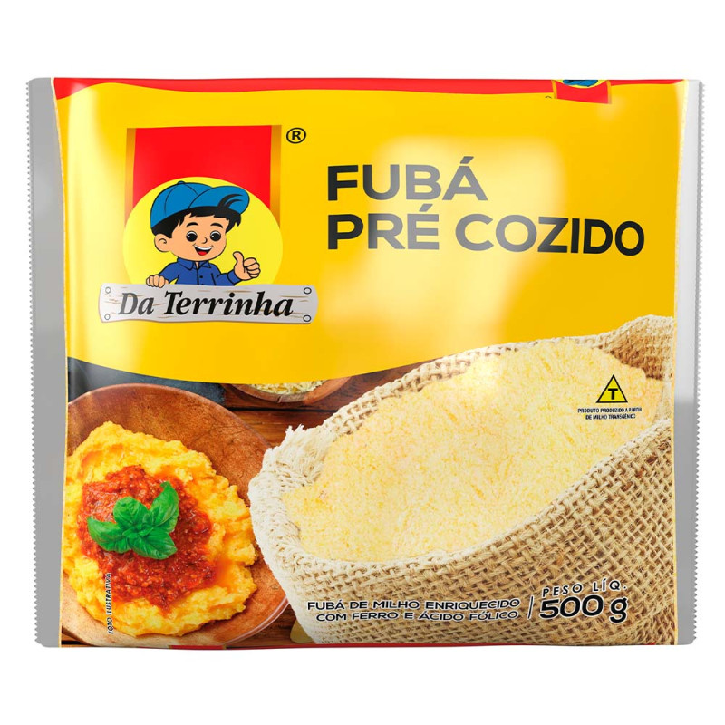 FUBÁ TRADICIONAL PRÉ COZIDO DA TERRINHA 500GR - FD COM 12 UN