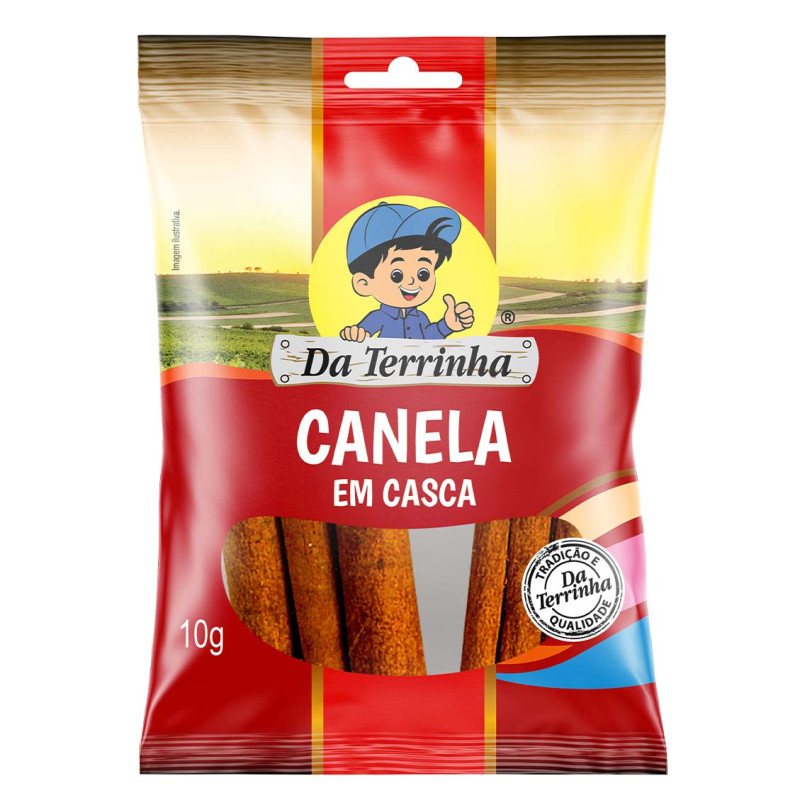 CANELA EM CASCA QUEBRADA DA TERRINHA 10GR - CX COM 12 UN
