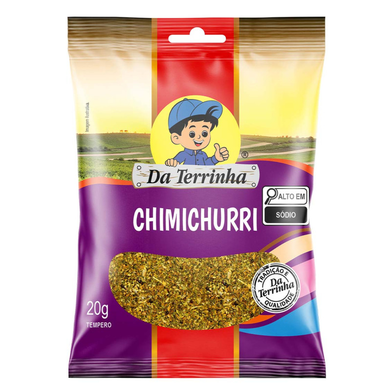 CHIMICHURRI DA TERRINHA 20GR - CX COM 12 UN