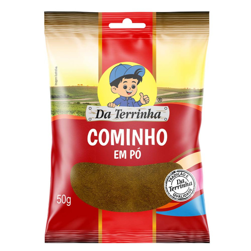 COMINHO EM PÓ DA TERRINHA 50GR - CX COM 12 UN