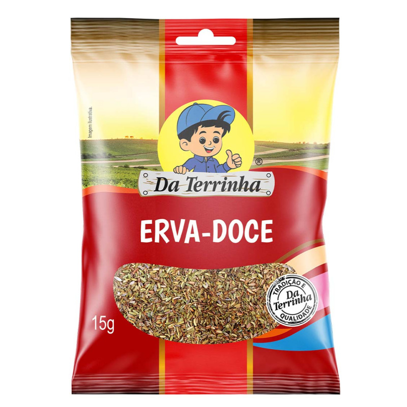 ERVA-DOCE DA TERRINHA 15GR - CX COM 12 UN