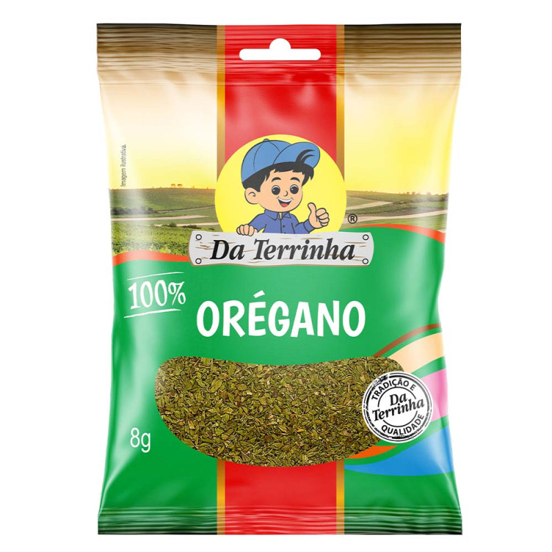 ORÉGANO DA TERRINHA 8GR - CX COM 12 UN