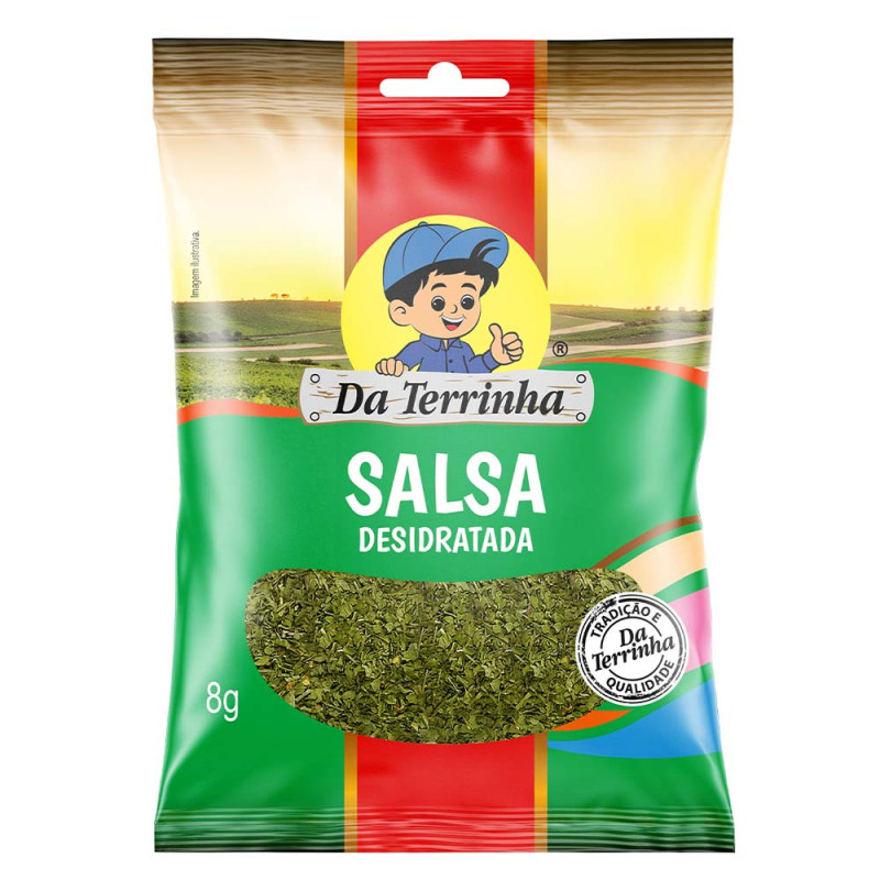 SALSA DESIDRATADA DA TERRINHA 8GR - CX COM 12 UN