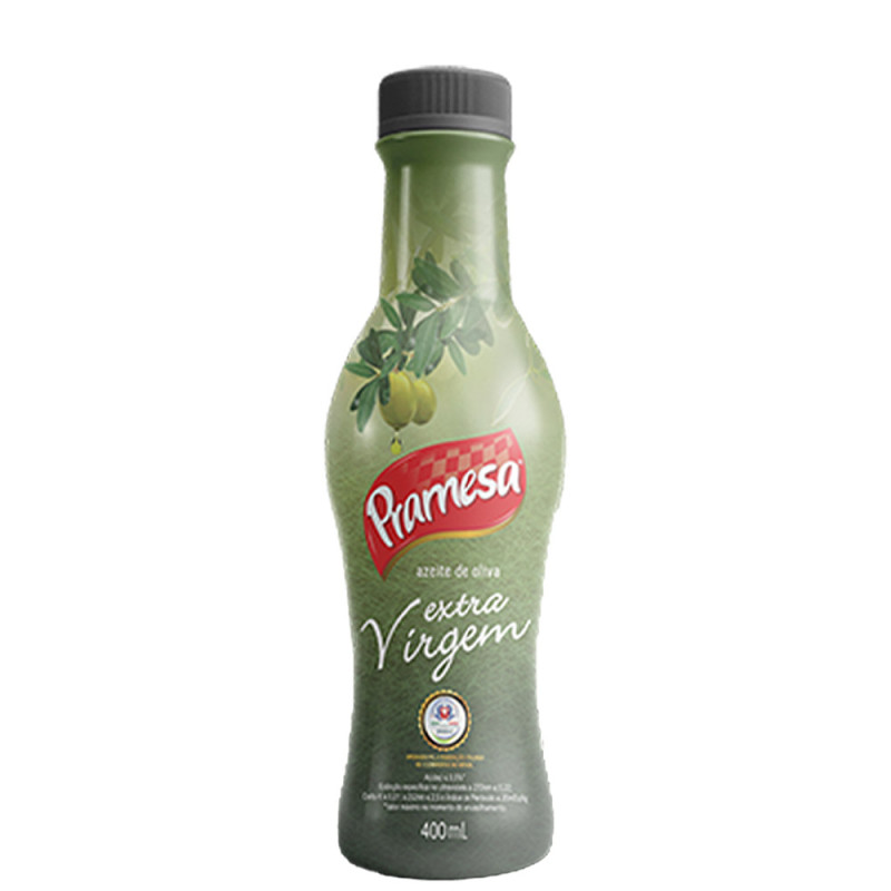AZEITE EXTRA VIRGEM PRAMESA 400ML PET - CX COM 20 UN
