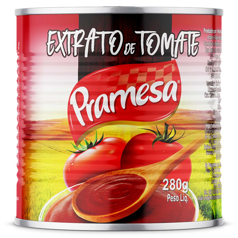EXTRATO DE TOMATE PRAMESA 280GR LATA - CX COM 24 UN