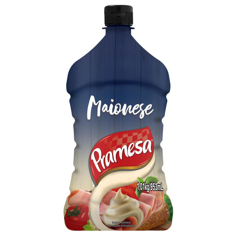 MAIONESE PRAMESA 1,01 KILO POTE - CX COM 12 UN