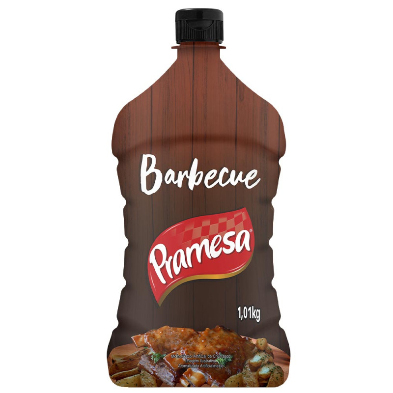 MOLHO BARBECUE PRAMESA 1,01 KILO POTE - CX COM 12 UN