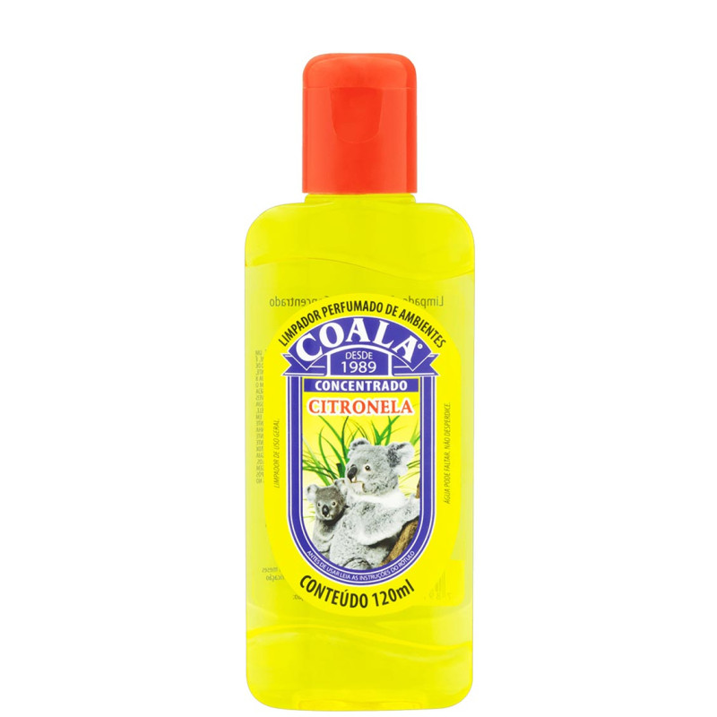 LIMPADOR PERFUMADO CONCENTRADO COALA 120ML CITRONELA - PC COM 3 UN