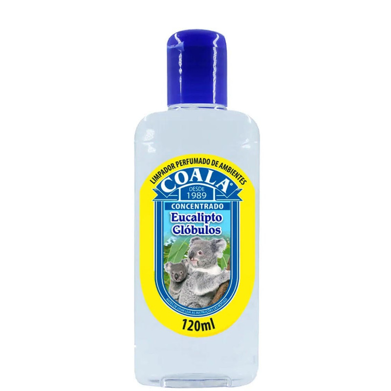 LIMPADOR PERFUMADO CONCENTRADO COALA 120ML EUCALIPTO GLÓBULOS - PC COM 3 UN