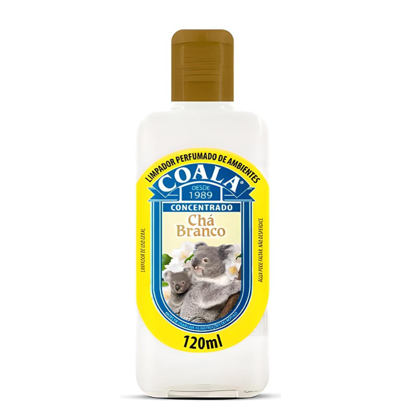 LIMPADOR PERFUMADO CONCENTRADO COALA 120ML CHÁ BRANCO - PC COM 3 UN