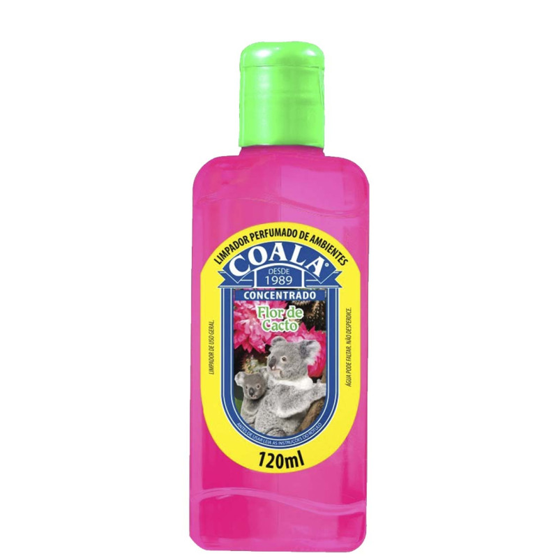 LIMPADOR PERFUMADO CONCENTRADO COALA 120ML FLOR DE CACTO - PC COM 3 UN
