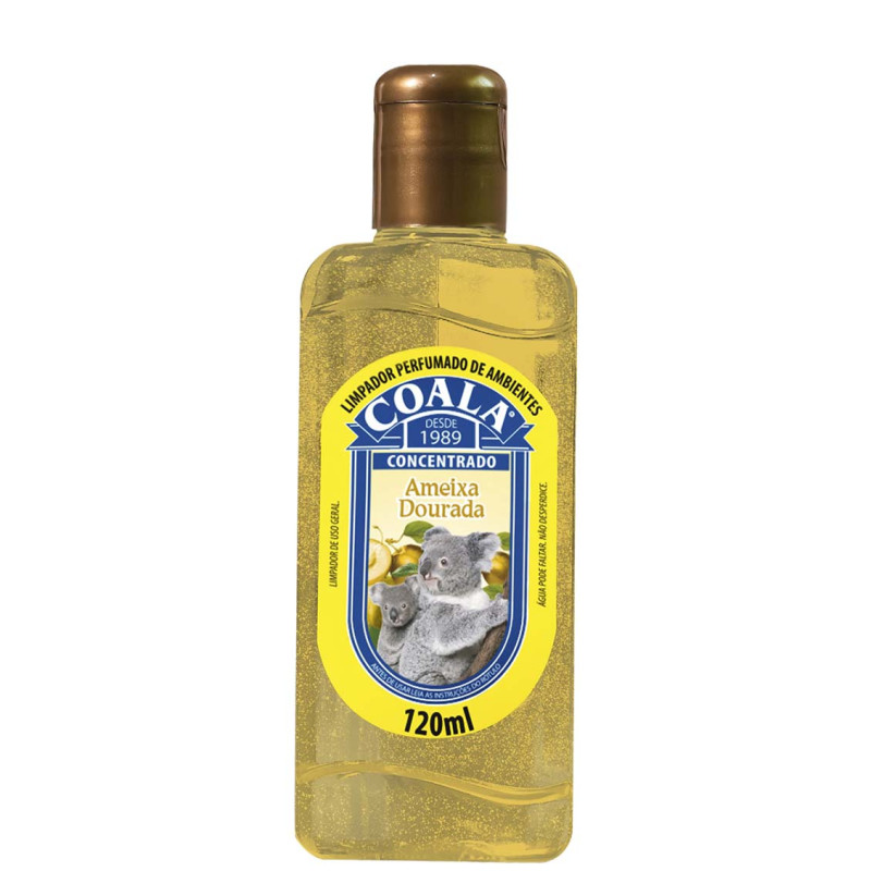 LIMPADOR PERFU. CONC. COALA 120ML - AMEIXA DOURADA PC COM 3 UN