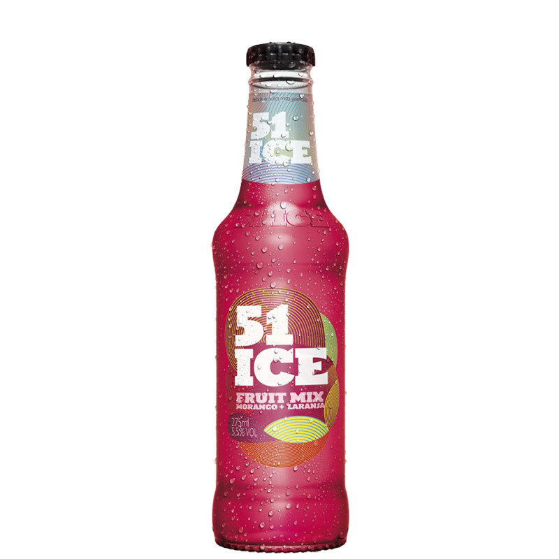 51 ICE 275ML FRUIT MIX MORANGO + LARANJA - FD COM 6 UN