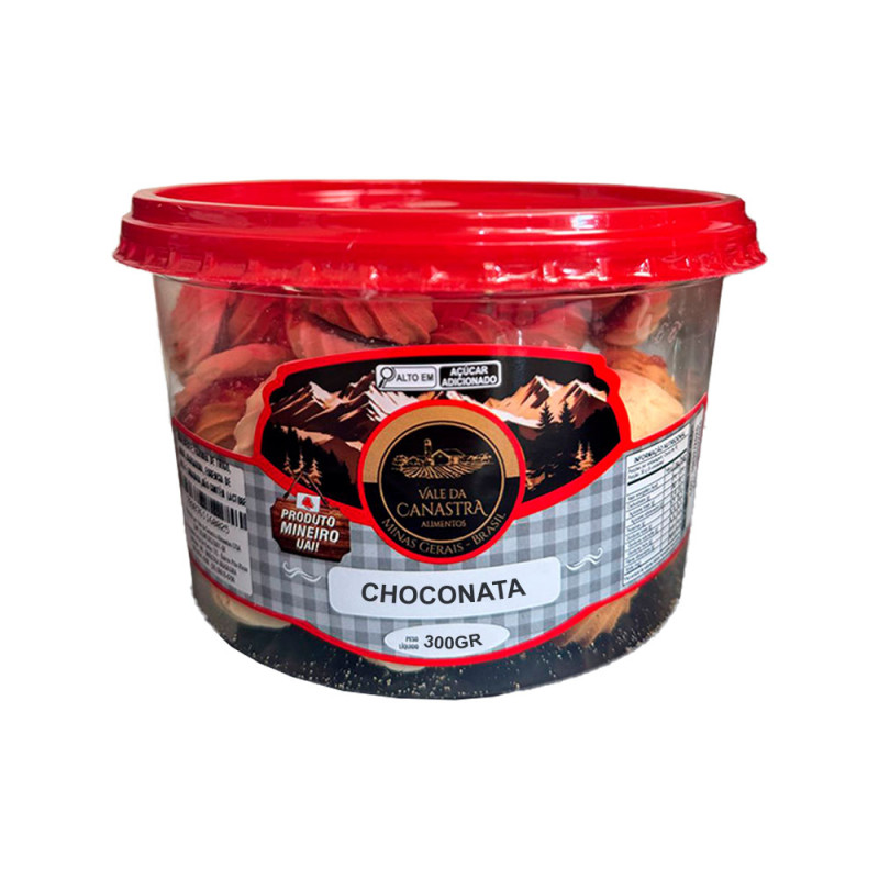 BISCOITO AMANTEIGADO VALE DA CANASTRA 300GR CHOCONATA - UNIDADE