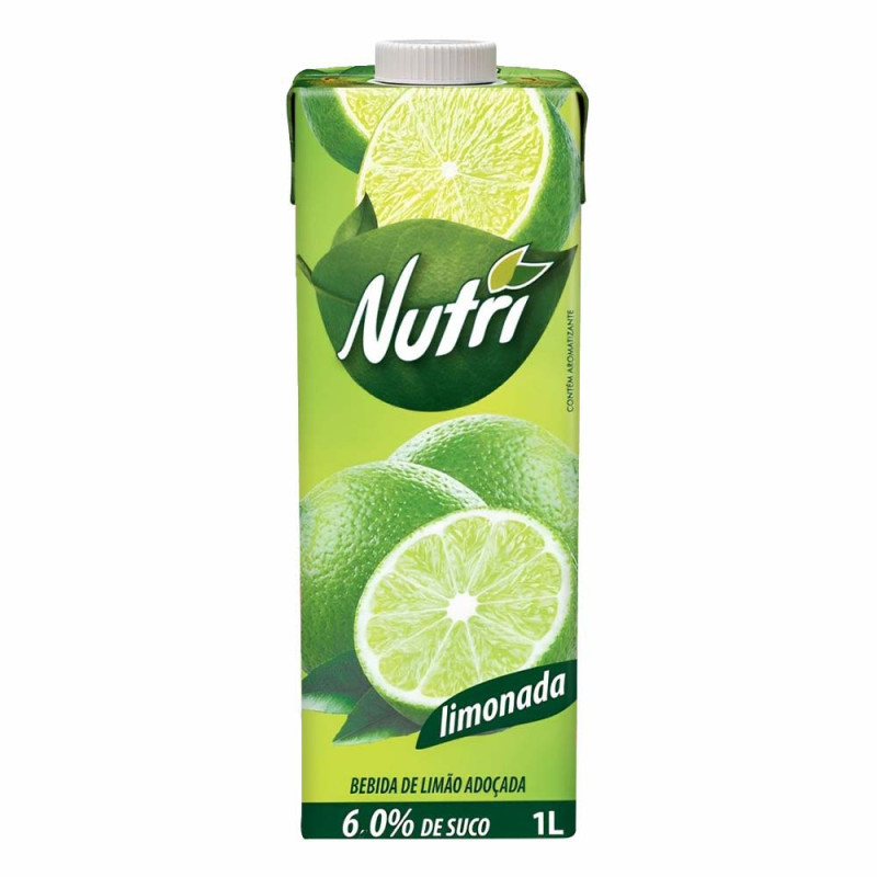 SUCO NUTRI 1 LITRO LIMONADA - CX COM 6 UN