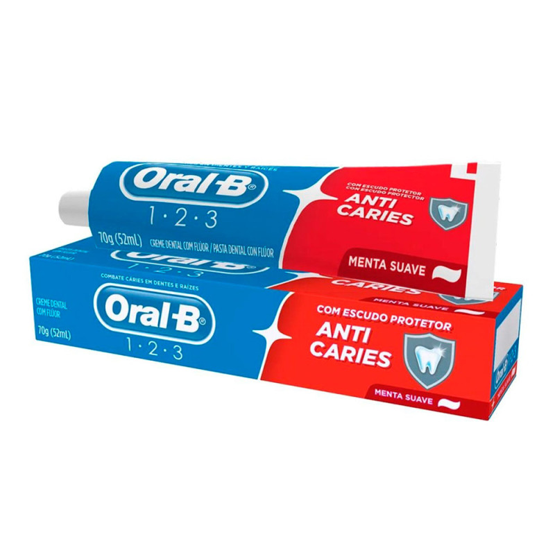CREME DENTAL ORAL-B 70GR ANTI CÁRIES - PC COM 12 UN