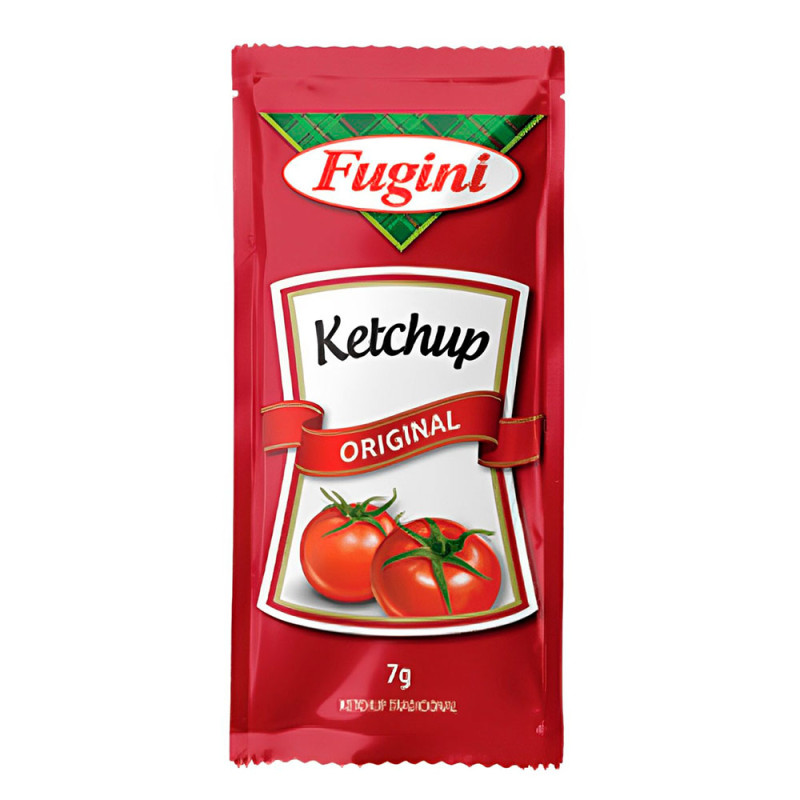 KETCHUP FUGINI SACHE 7GR - TRADICIONAL CX COM 144 UN